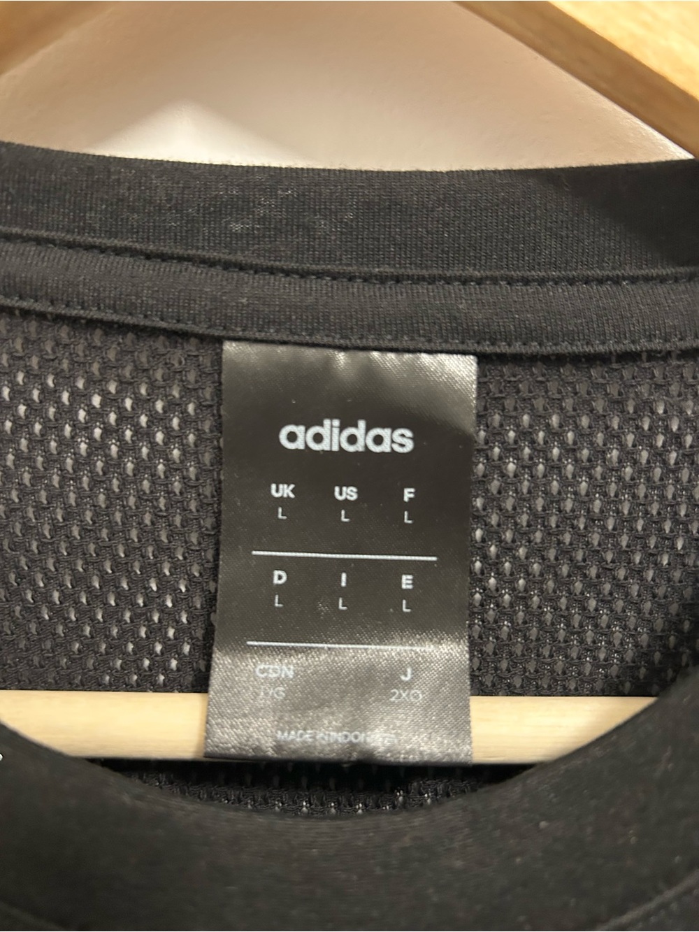 adidas L Women’s Climacool Black Logo Tee with Sleeve Stripes - Picture 3 of 5